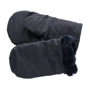 Рукавицы меховые черные ГРЕТОН Белорусский мех