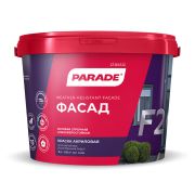 Краска фасад. «PARADE» F20,база С, Бесцветный 9л.