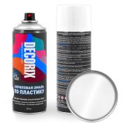 Аэр. эмаль DECORIX по пластику А24, 520мл Белый мат./12/