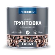 Грунт ГФ-021 Красно-коричневый 1,8 кг PROREMONT/3/