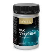 ЛАК глянцевый SOLEX для мебели и декора 0,25кг (уп 12)