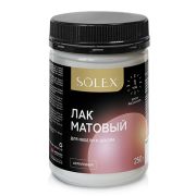 ЛАК матовый SOLEX для мебели и декора 0,25кг (уп 12)