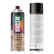 Аэрозольная краска DECORIX для замши и нубука, Черный 335мл/12/