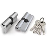 Цилиндровый механизм (100 ZA/80) CP хром 5Key FUARO