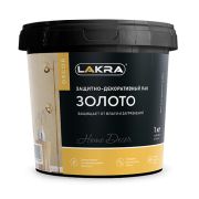 Защитно-декоративный лак ЛАКРА ДЕКОР Золото 1кг