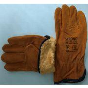 ПЕРЧАТКИ ЗИМНИЕ Меховые Цельноспилковые «ДРАЙВЕР-С Люкс» STRONG