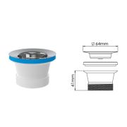 Выпуск для сифона E700-1 64 мм, диаметр 1″1/2, длина винта 65 мм.