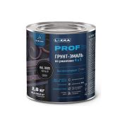 Грунт-эмаль 4 в 1 Черный 2,8 кг Лакра RAL 9005