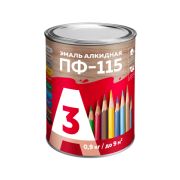 Эмаль ПФ-115 Белый 0,8кг А3 /14/