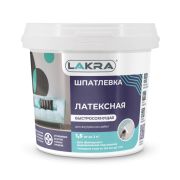 Шпатлевка латексная Лакра для внутренних работ 1,5кг Россия(ЛАКРА)(под заказ)