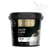 Краска для пола SOLEX COLOR FLOOR белый (база А) 1кг ведро (уп 12)