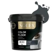 Краска для пола SOLEX COLOR FLOOR графит (RAL 7024) 1кг ведро (уп 12)