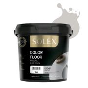Краска для пола SOLEX COLOR FLOOR серый (RAL 7047) 1кг ведро (уп 12)