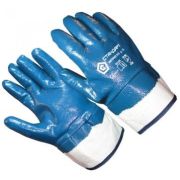 Перчатки НИТРИЛ STRONG манжет КРАГА полный облив