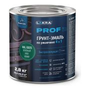Грунт-эмаль 4 в 1 Лакра PROF IT Зеленый мох 1,7 кг RAL 6005