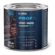Грунт-эмаль 4 в 1 Лакра PROF IT Шоколадно-корич. 1,7 кг RAL 8017