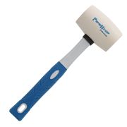 Киянка РЕЗИНА белая, фибергл. ручка, 450г (РемоКолор)