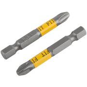 Биты кованые, сталь S2, односторонние  50 мм PH3, Профи 2 шт., блистер (FIT)