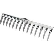 Грабли сварные  витые 14ти зубые нержавейка без черенка