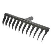 Грабли сварные витые нержавейка 12-зубые, без черенка