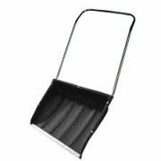 Скрепер д/снега 710х530 пласт литьевой большой с планкой (Павлово) (в разборе)