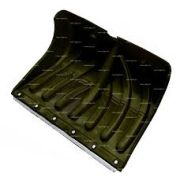 Лопата пластмассовая ДОМБАЙ с планкой-скребком без черенка 340*490 D=32