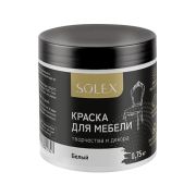 КРАСКА для мебели SOLEX цв. Белый 0,75кг банка ПЭТ (уп 6)