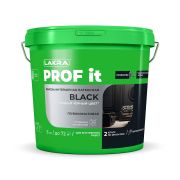 Краска интерьерная латексная Лакра PROF IT 6 кг BLACK чёрная