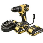Дрель акк б/щ Hanskonner PLATINUM, 18В, 1BatterySystem, 65Нм, 2х2Ач, 13мм, кейс HS HCD2065BLC