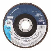 Круг лепестковый торцевой 125х22 Р120 (алюминий) (ЛАКРА)