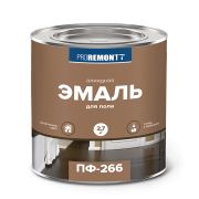 Эмаль ПФ-266 Желто-Коричневый 2,7кг PROREMONT /6/